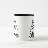 Beste Geschenk für Stiefmutter von süßer Patchwork Tasse (Zentrum)