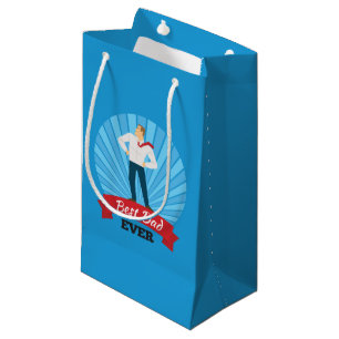 Beste Geschenk-Tasche Vater-überhaupt glückliche Kleine Geschenktüte