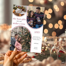 Beste Geschenke 3 Arch Foto Moderne Weihnachtsschw Feiertagskarte