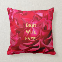 Beste Geschenke der Ehefrau überhaupt pillow Rose Kissen