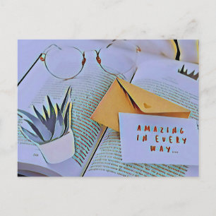 Beste Geschenke für Bücherliebhaber Postkarte