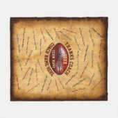 Beste Geschenke für Fußball-Coach, ALLE Unterschri Fleecedecke (Vorderseite (Horizontal))