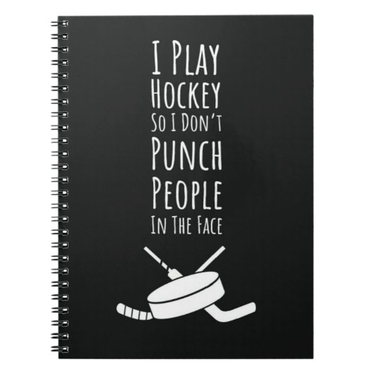 Beste Geschenke für Hockey Spieler Athlete Team Sp Notizblock (Vorderseite)