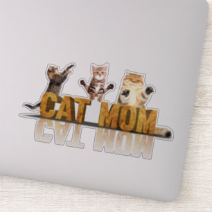 Beste Geschenke für Katzenbesitzer   Katzenmama    Aufkleber