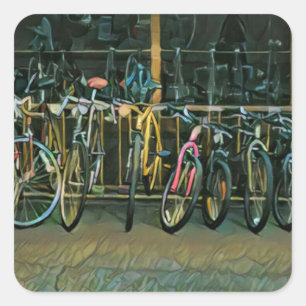 Beste Geschenke für Radfahrer 2022 Quadratischer Aufkleber