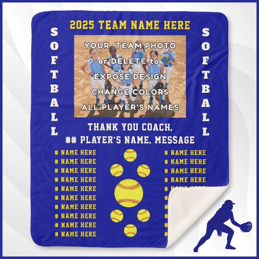 Beste Geschenke für Softball-Trainer, Spieler! Sof Sherpadecke