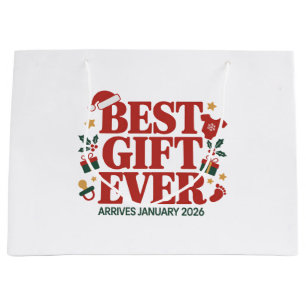 Beste Geschenke kommen im Januar 2026 Weihnachts-P Große Geschenktüte