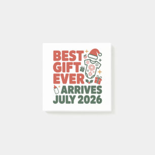 Beste Geschenke kommen im Juli 2026 Weihnachts-Paa Post-it Klebezettel