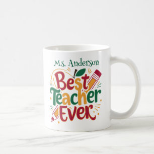 Beste Geschenktasse zur Lehrererkenntlichkeit Kaffeetasse