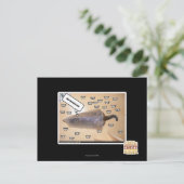 Beste Geschenkveranstaltung Postkarte (Stehend Vorderseite)