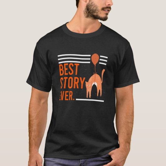 Beste Geschichte jemals Grumpy Cat Mit Kaffee Schl T-Shirt (Vorderseite)
