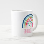 Beste Gigi Aller Zeiten Regenbogen Jumbo-Tasse (Vorderseite Rechts)
