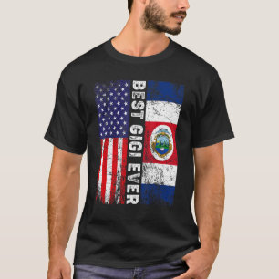 Beste Gigi-Fahne pro Muttertag Costa Rica T-Shirt