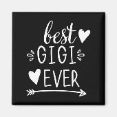 Beste Gigi je Großmutter Geschenke Grandma Gigi Lo Magnet (Vorne)