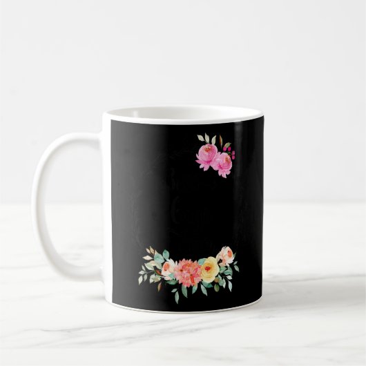 Beste Gigi je Women Blumendekoration Oma Kaffeetasse (Links)