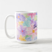 Beste Gigi Muttertag Wasserfarben Blumen Kaffeetasse (Links)