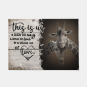 Beste Giraffe Design Doormat, Tierliebhaber Gesche Fußmatte (Vorderseite)