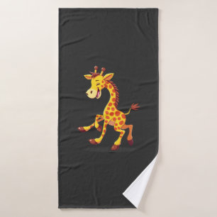 Beste Giraffen-Kunst für Männer Frauen Erwachsene Badehandtuch