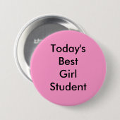 Beste Girl-Taste Button (Vorne & Hinten)