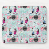 Beste Girlfriends und rosa Kameras Mousepad (Vorne)