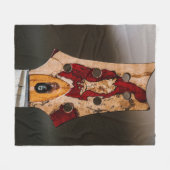 Beste Gitarrist aller Zeiten Fleecedecke (Vorderseite (Horizontal))