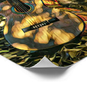 beste Gitarrist aller Zeiten Poster (Ecke)