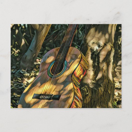 beste Gitarrist aller Zeiten Postkarte (Vorderseite)