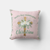 Beste goDAUGHTER-Taufgemeinschaft Kissen (Vorderseite)