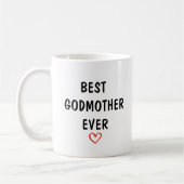 Beste Godmutter je Geschenke, Personalisierte Godm Kaffeetasse (Links)
