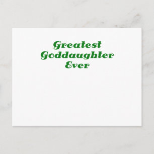 Beste Godtochter je Postkarte