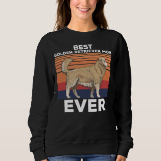 Beste Golden Retriever Mama je Idee für Hunde Vate Sweatshirt