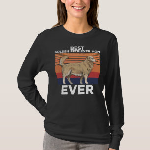 Beste Golden Retriever Mama je Idee für Hunde Vate T-Shirt