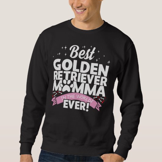 Beste Golden Retriever Mama Sweatshirt (Vorderseite)