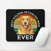 Beste Golden Retriever-Mutter überhaupt Mousepad (Mit Mouse)