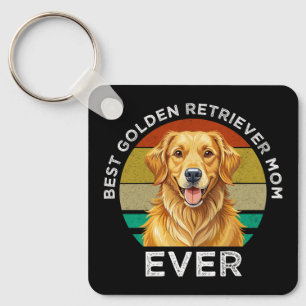 Beste Golden Retriever-Mutter überhaupt Schlüsselanhänger