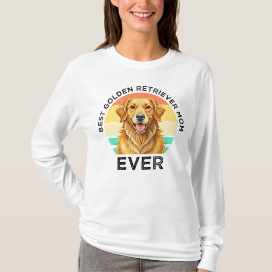 Beste Golden Retriever-Mutter überhaupt T-Shirt (Vorderseite)