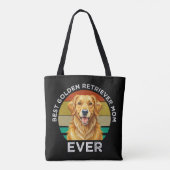 Beste Golden Retriever-Mutter überhaupt Tasche (Rückseite)