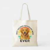 Beste Golden Retriever-Mutter überhaupt Tragetasche (Rückseite)