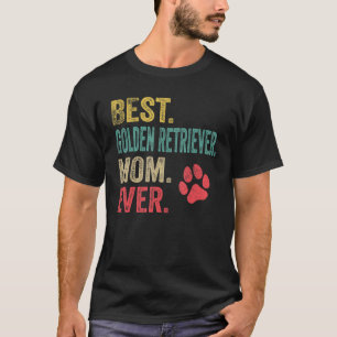 Beste Golden Retriever-Mutter überhaupt Vintage-Mu T-Shirt