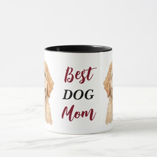 Beste Goldendoodle-Mama Tasse (Zentrum)