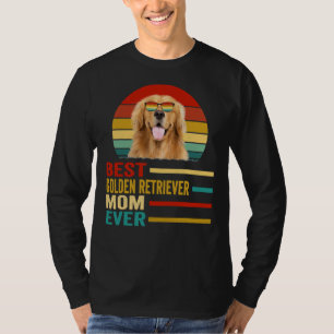 Beste Goldene Retriever Mama je Retro T-Shirt