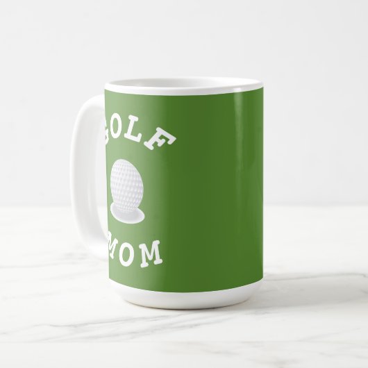 Beste "GOLF MAMA" jemals! Muttertag Kaffeetasse (Vorderseite Links)