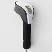 Beste Golf Opa je Headcover (angewinkelt)