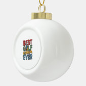Beste Golf Opa je Keramik Kugel-Ornament (Rechts)