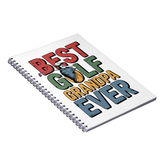 Beste Golf Opa je Notizblock (Rechte Seite)