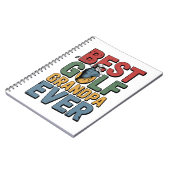 Beste Golf Opa je Notizblock (Linke Seite)