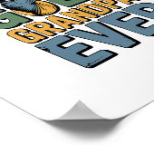 Beste Golf Opa je Poster (Ecke)