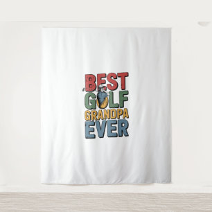 Beste Golf Opa je Wandteppich