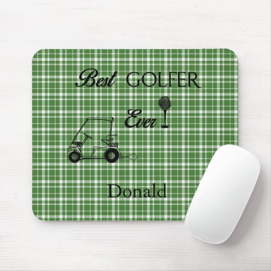 Beste Golfer Custom Mouse Pad Mousepad (Mit Mouse)