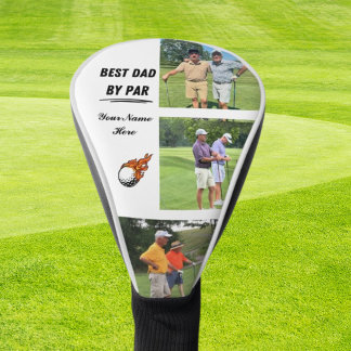 Beste Golfgeschenke für Vater Personalisiertes Fot Golf Headcover